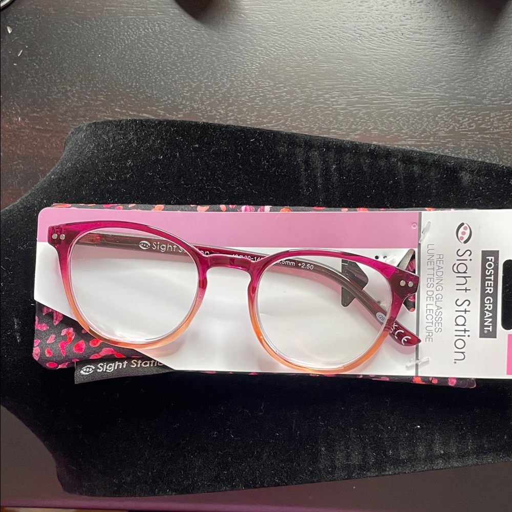 Foster Grant Vibrant Pink and Orange Eyewear